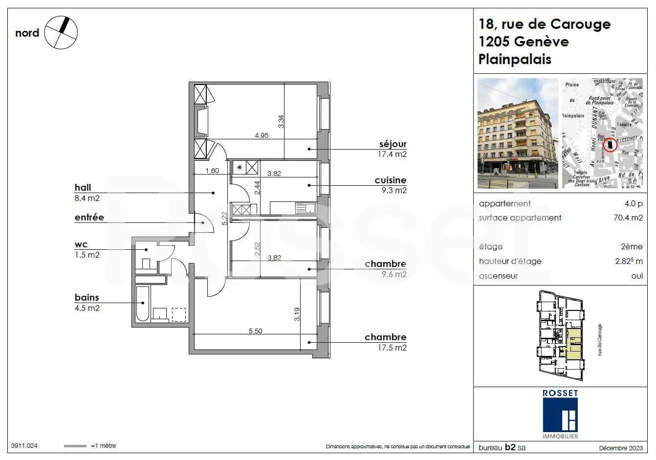 Genève, Genève centre, Rue de Carouge 18 - Image 3