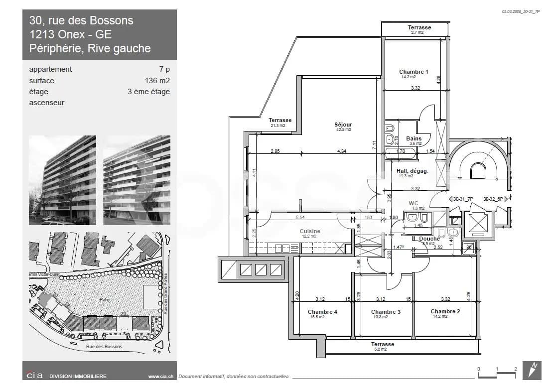 Onex, Genève-ville (rive gauche), Rue des Bossons 30 - Image 2