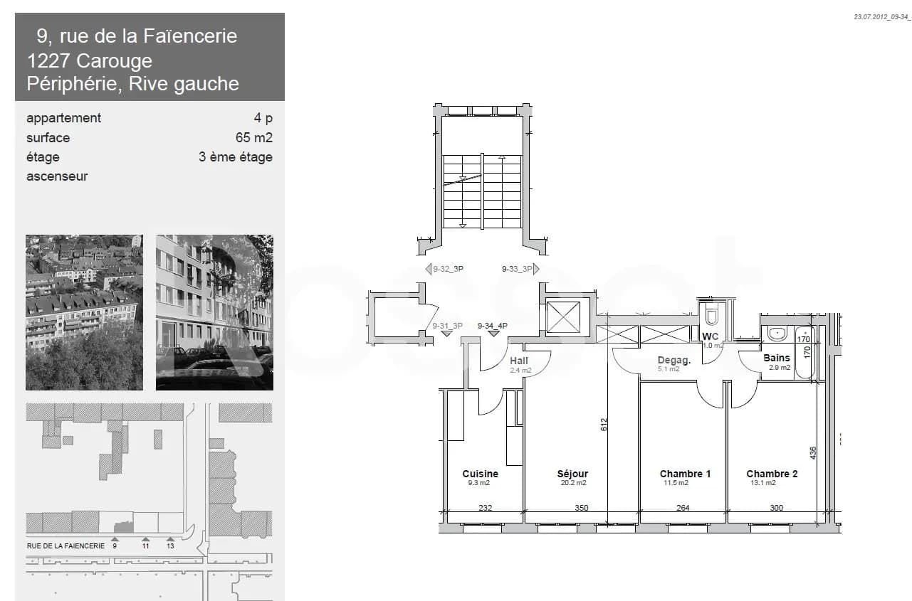 Carouge GE, Acacias, Rue de la Faïencerie 9 - Image 2
