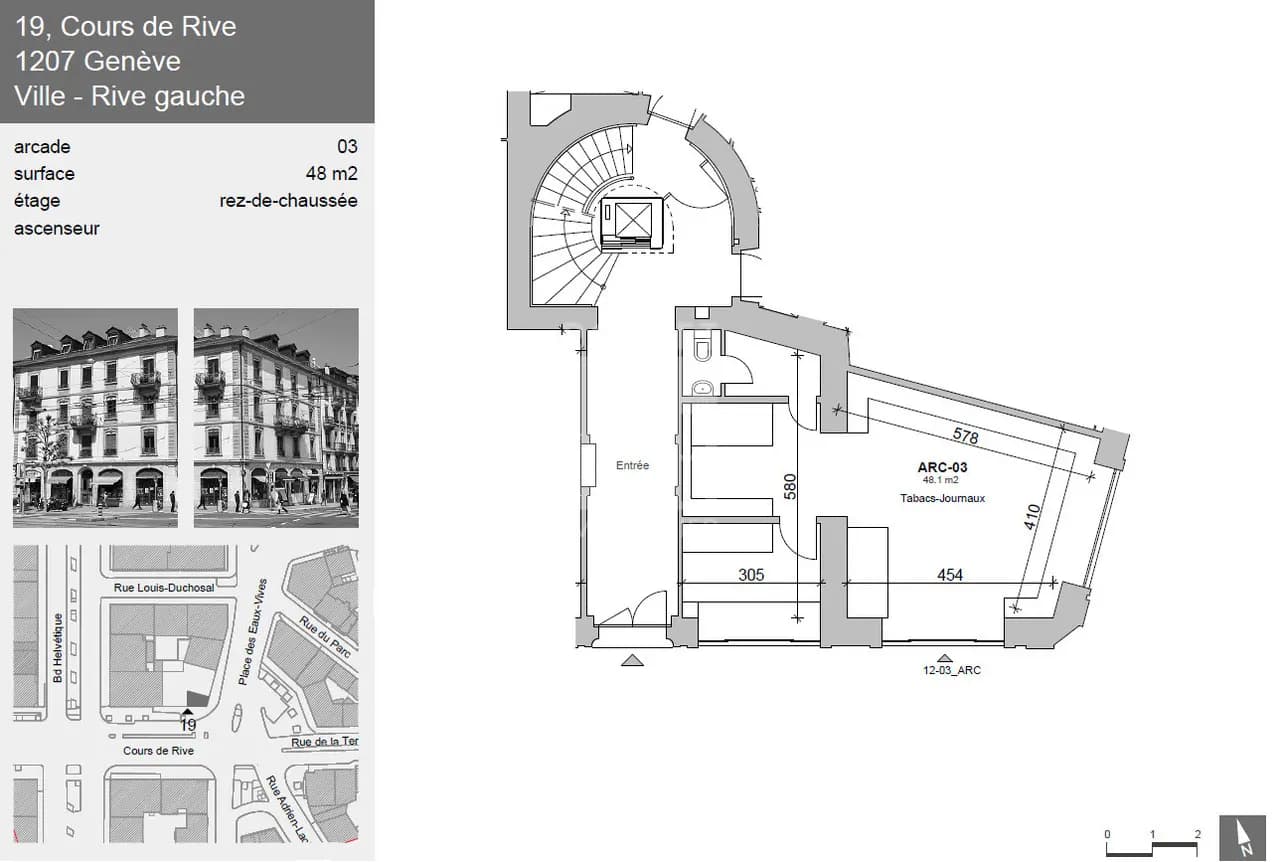 Genève, Genève centre, Cours de Rive 19 - Image 3