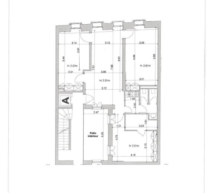 Bureaux d\'env. 104 m2 au 2ème étageOffices of approx. 104 m2 on 2nd floor