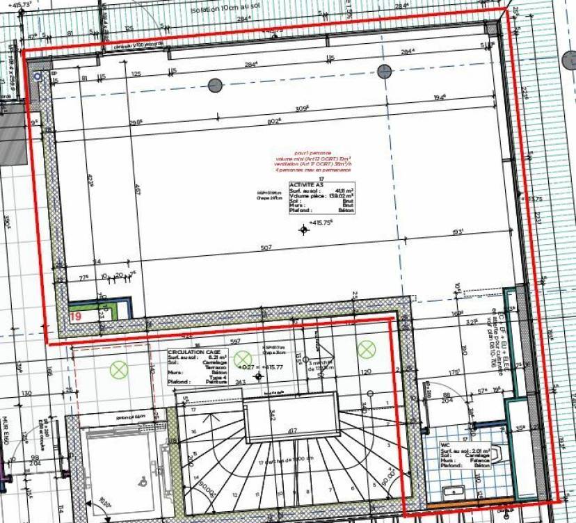 A LOUER - Arcade d\'env. 43 m2 dans un immeuble neufFOR RENT - Arcade of approx. 43 m2 in a new building