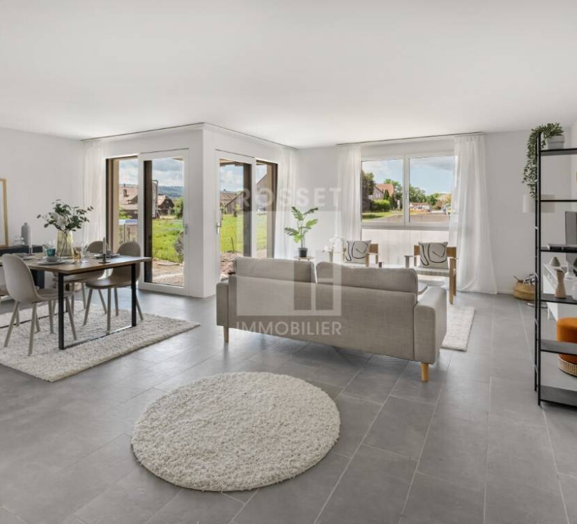 Appartements neufs de 4½ pièces au rez