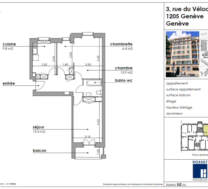 Appartement de 3,5 pièces au rez-de-chaussée