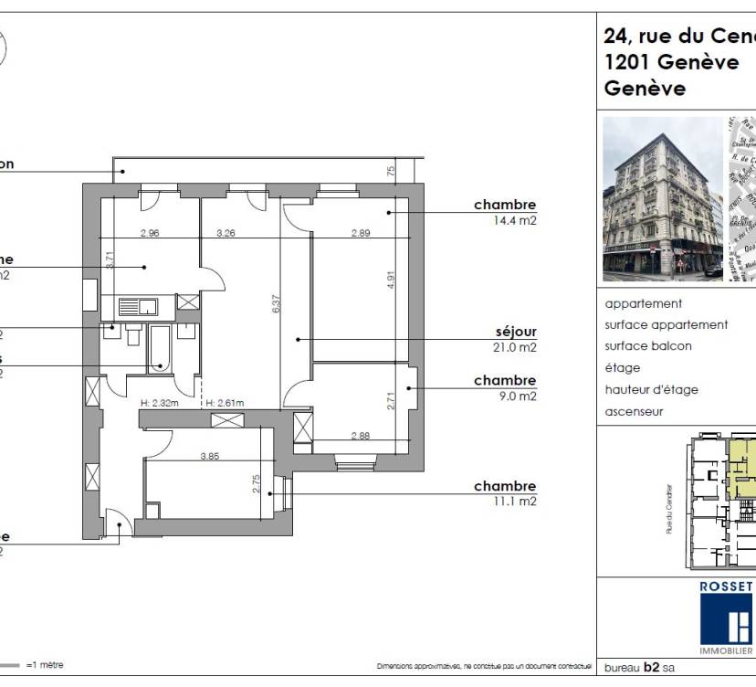 Appartement 4.5 pièces au 4ème étage d\'env. 79m2