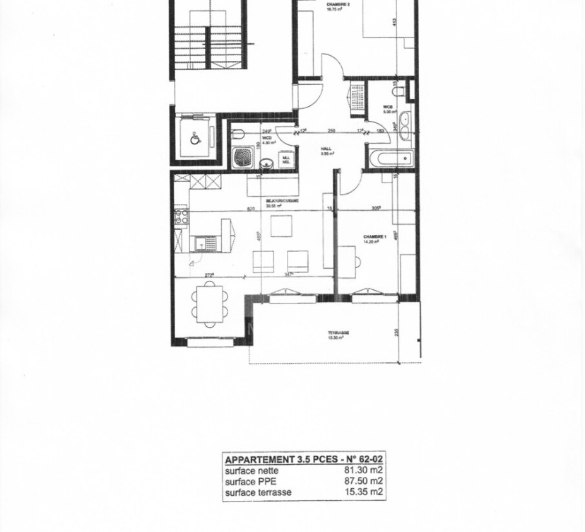 Spacieux appartement au rez-de-chaussée