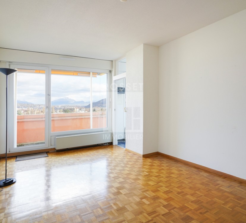 Exclusivité - Bel appartement d\'une pièce et demi avec vue panoramiqueExclusive - Beautiful one-and-a-half-room apartment with panoramic view