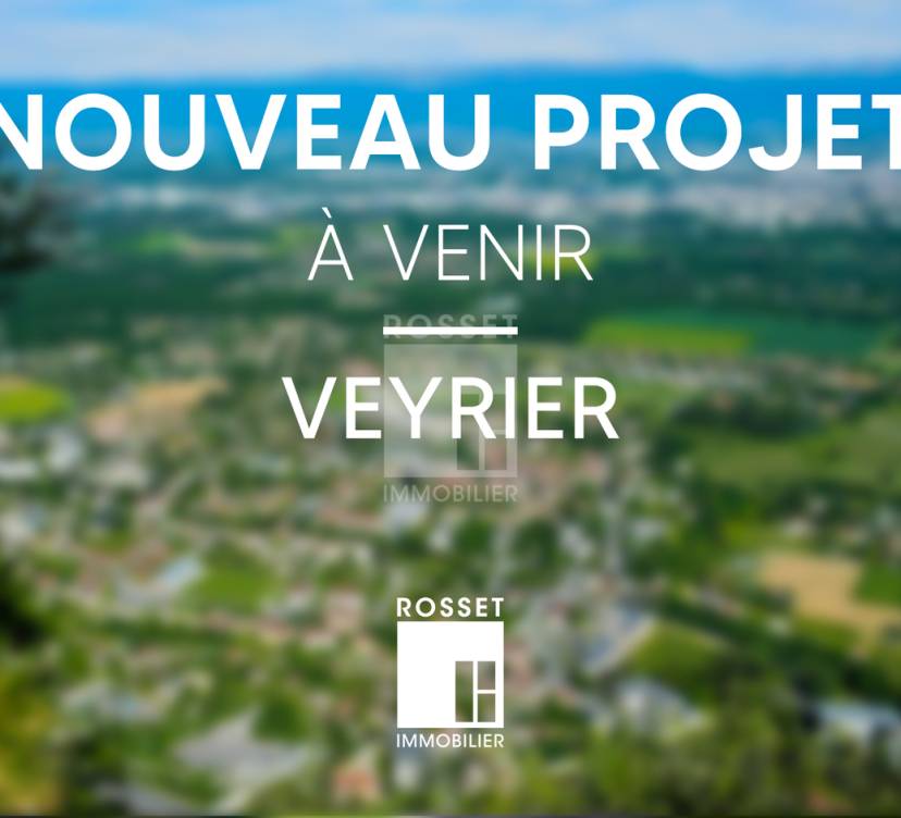 Prochainement à Veyrier – 7 appartements - Permis en force